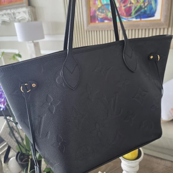 LOUIS VUITTON Neverfull MM tote Monogram Empreinte. - Picture 3 of 8